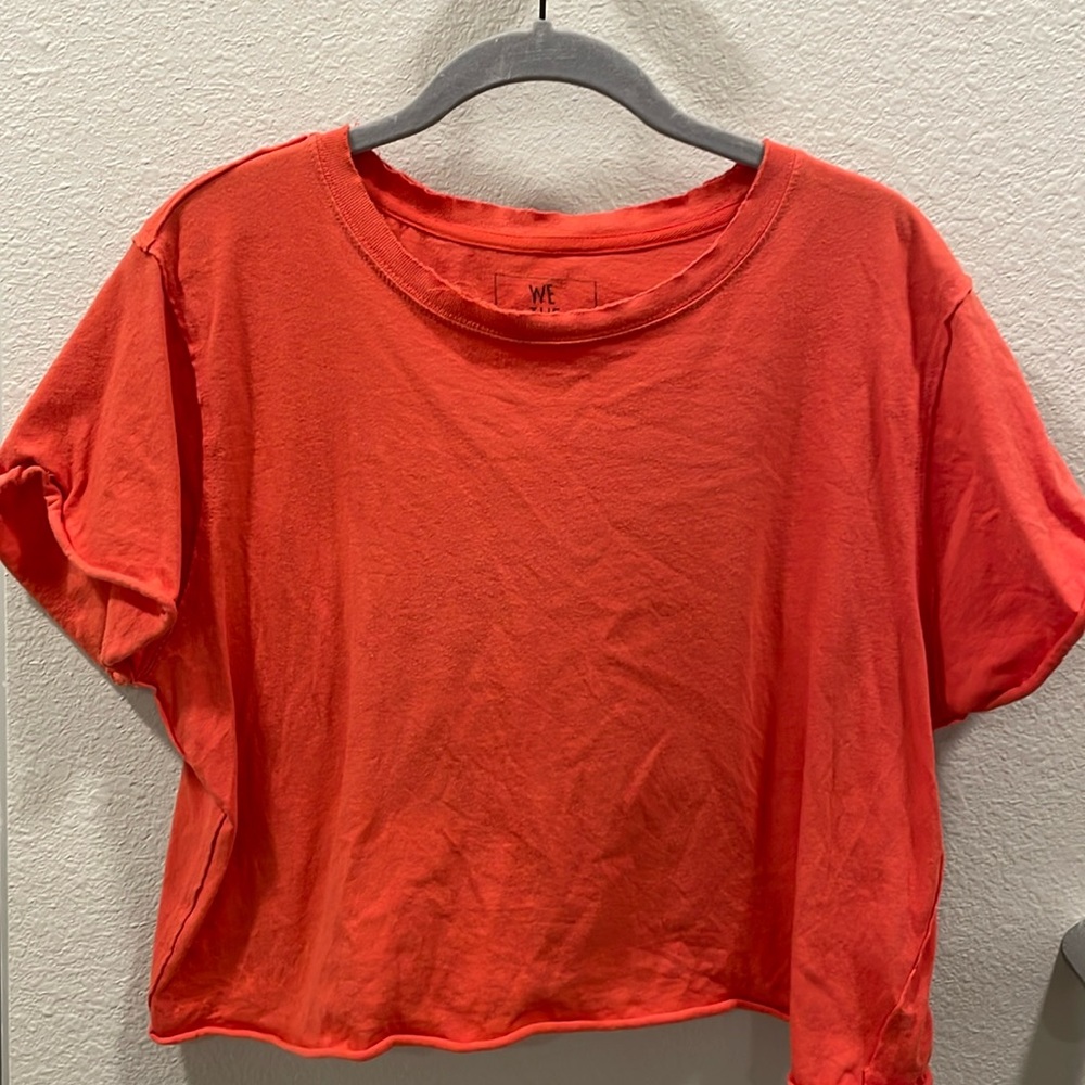 We The Free Red Short Sleeve Tee